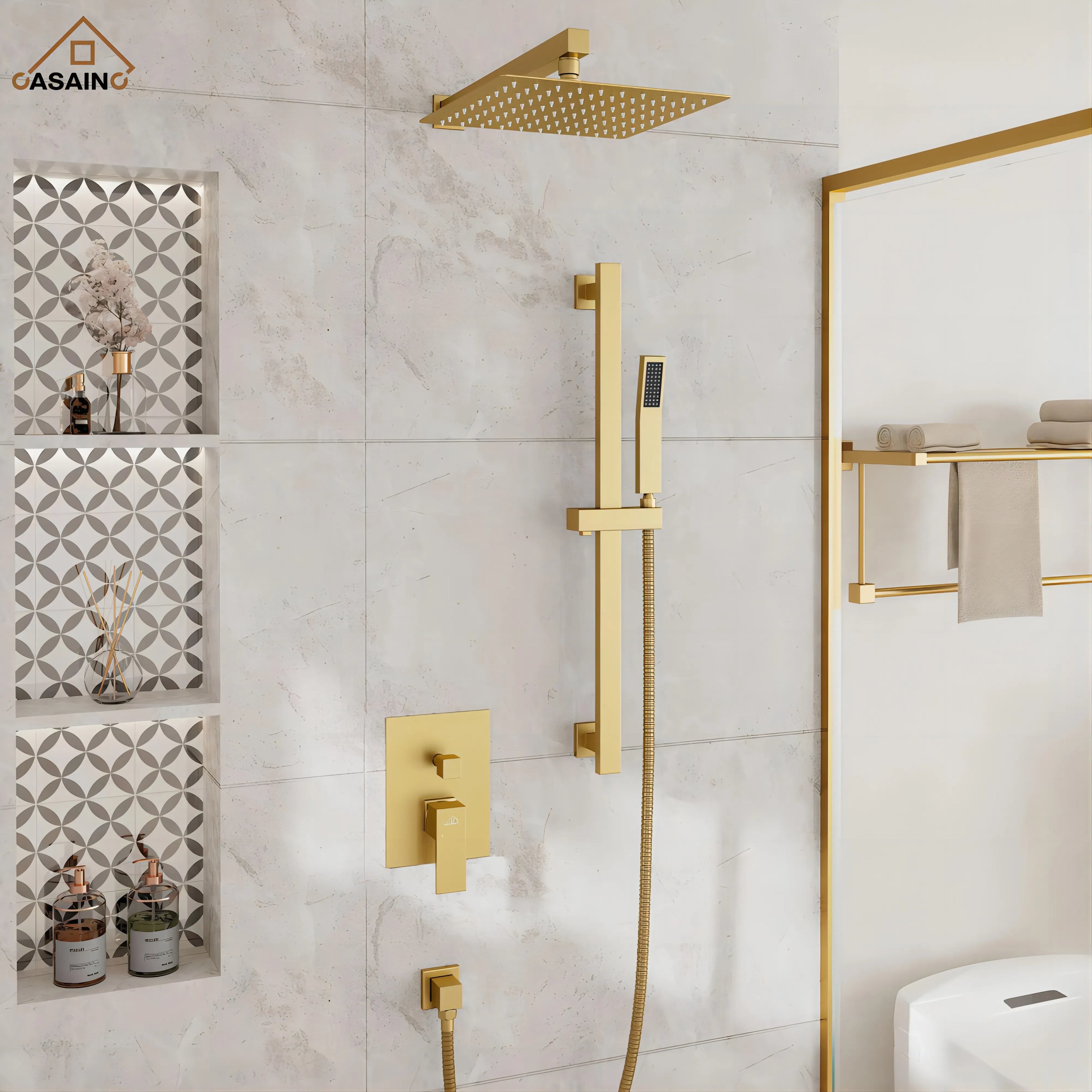 Comparing Ceiling vs. Wall Mounted Rain Shower Heads: What's Best for Your Luxury Bathroom?