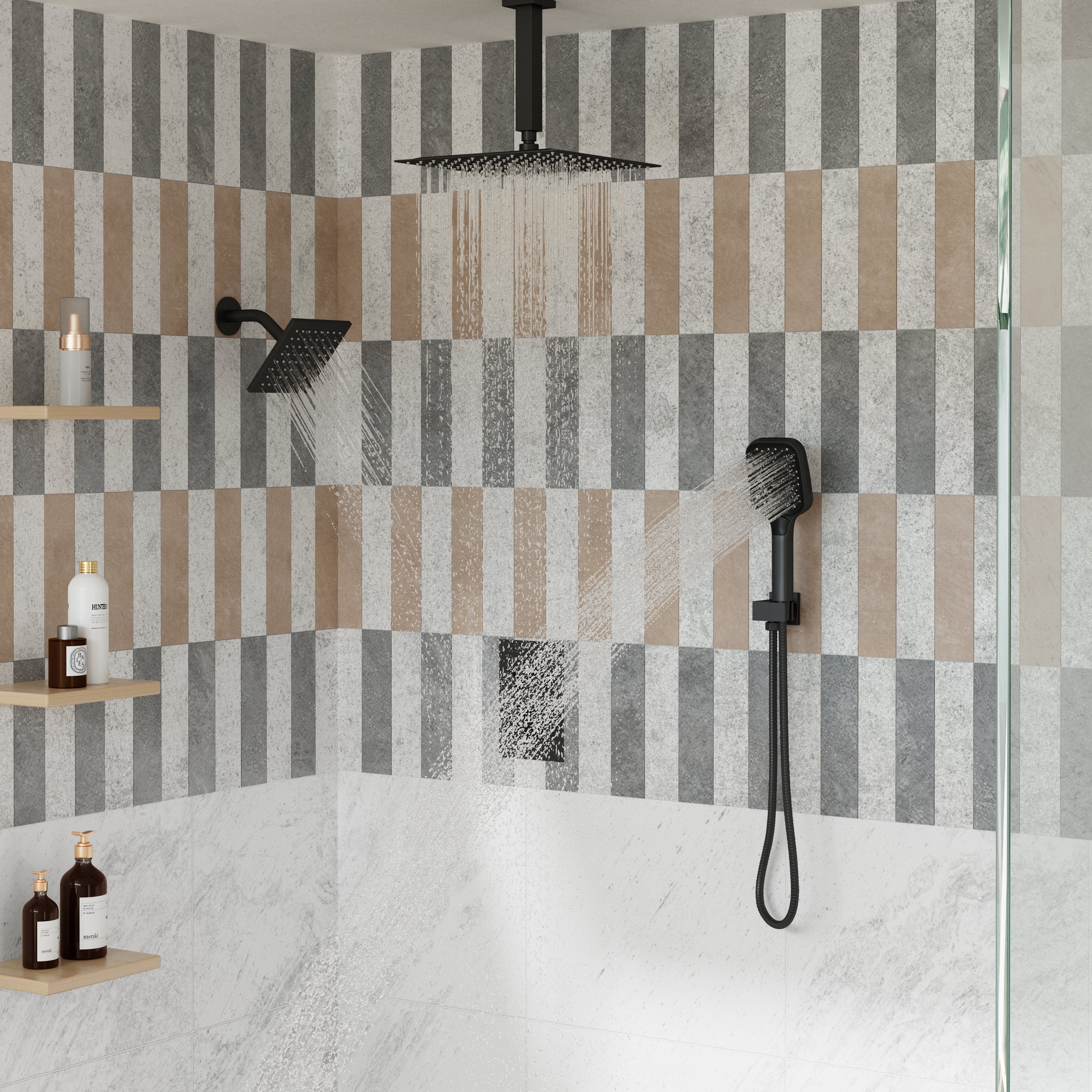 Ceiling-Mounted Rain Shower System-CASAINC