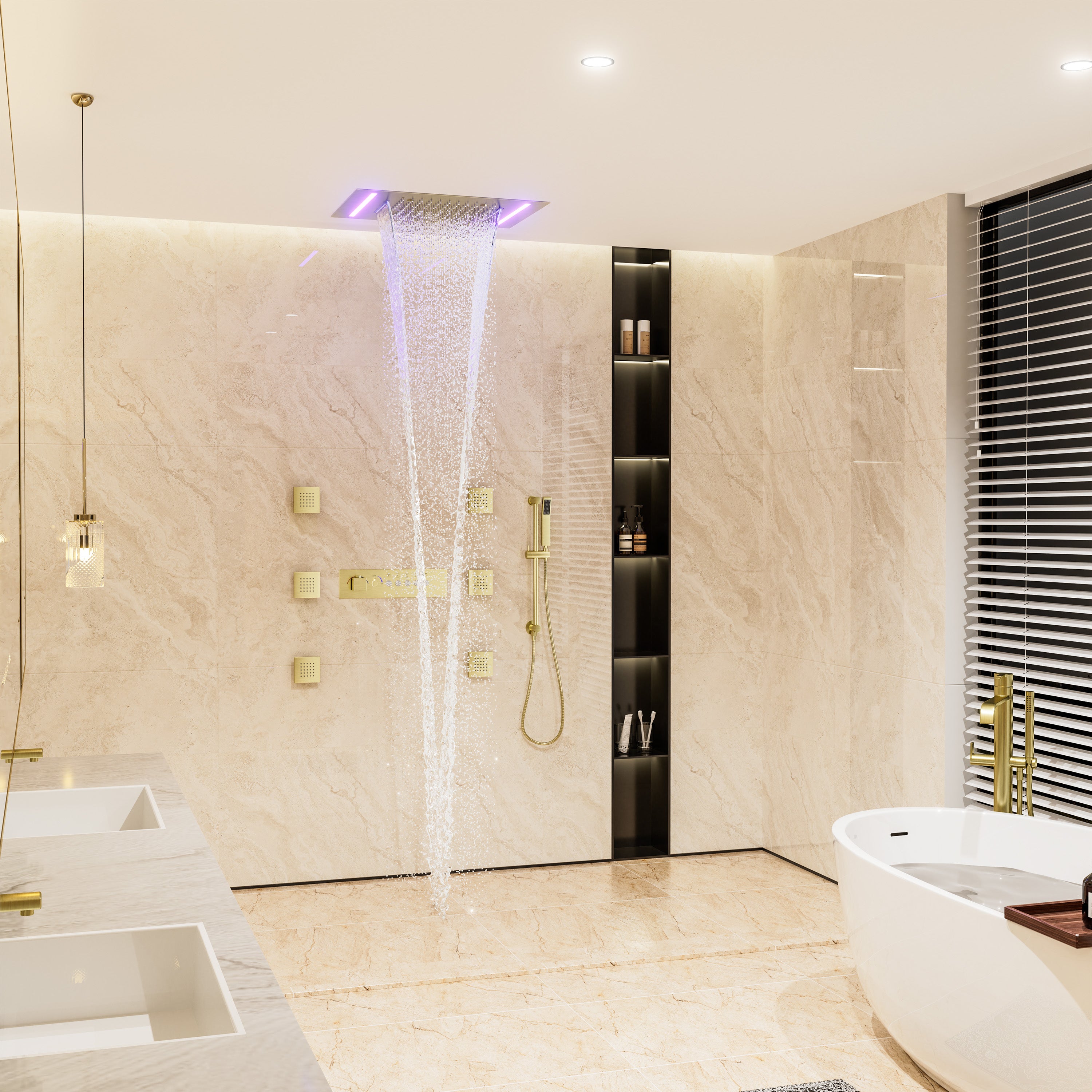 Rectangular Shower Systems