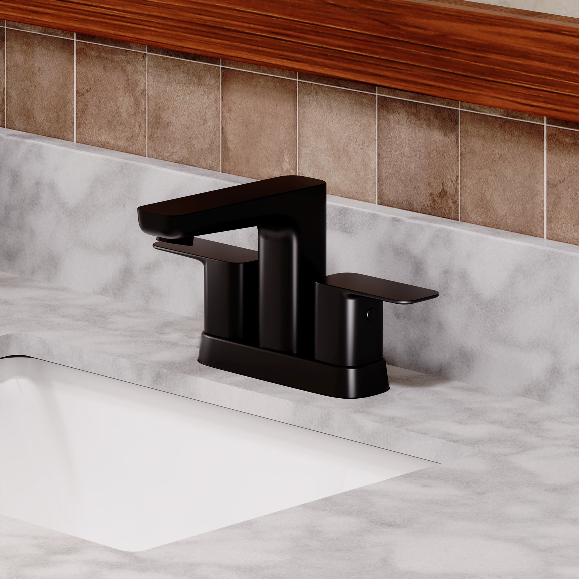 Centerset Bathroom Faucet