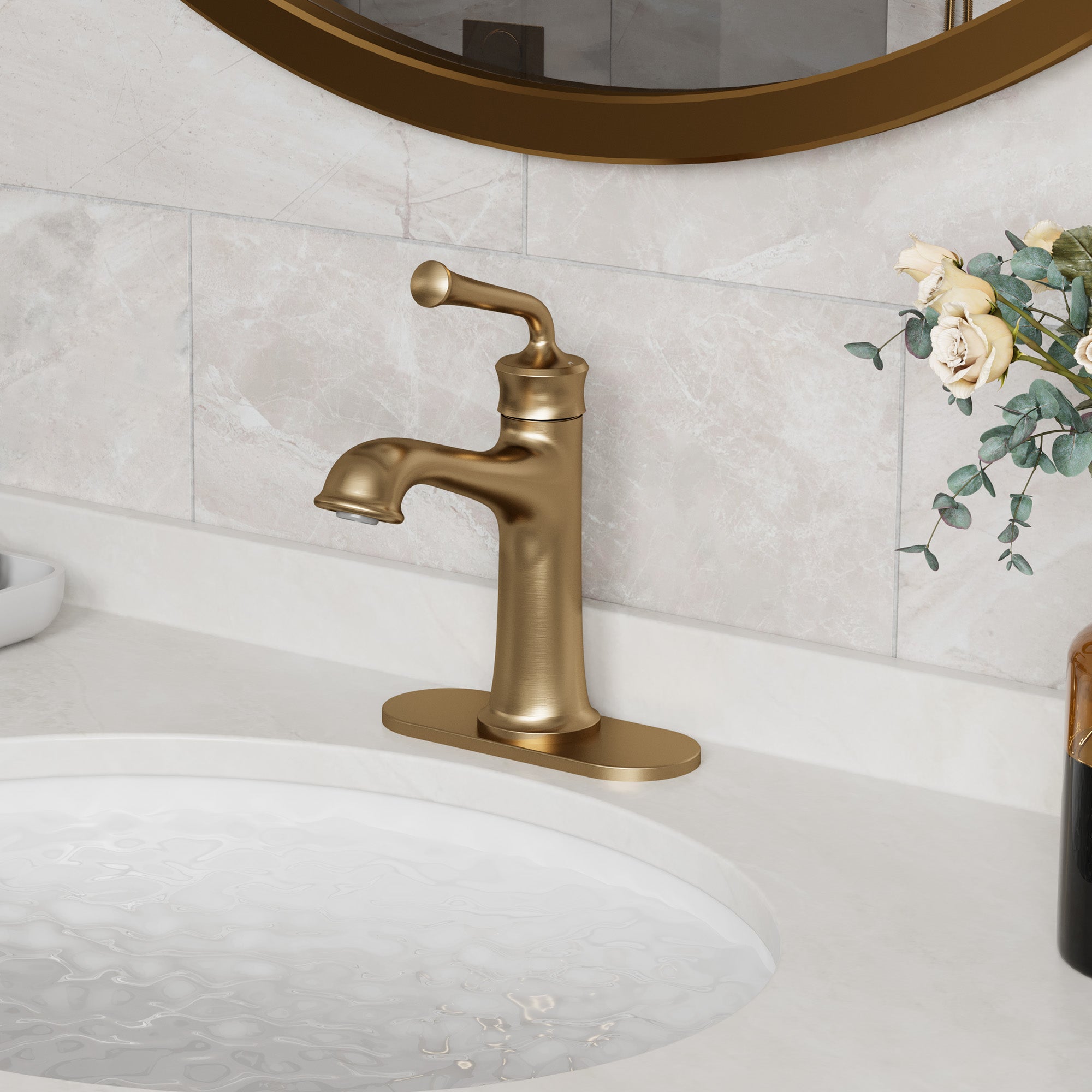 Single Hole Bathroom Faucets