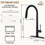 CASAINC Single-Handle Kitchen Faucet with  Pull-Out Sprayer