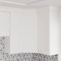 24"W x 12"D x 42"H Plywood Wall Diagonal Corner Kitchen Cabinet with Door Ready to Assemble