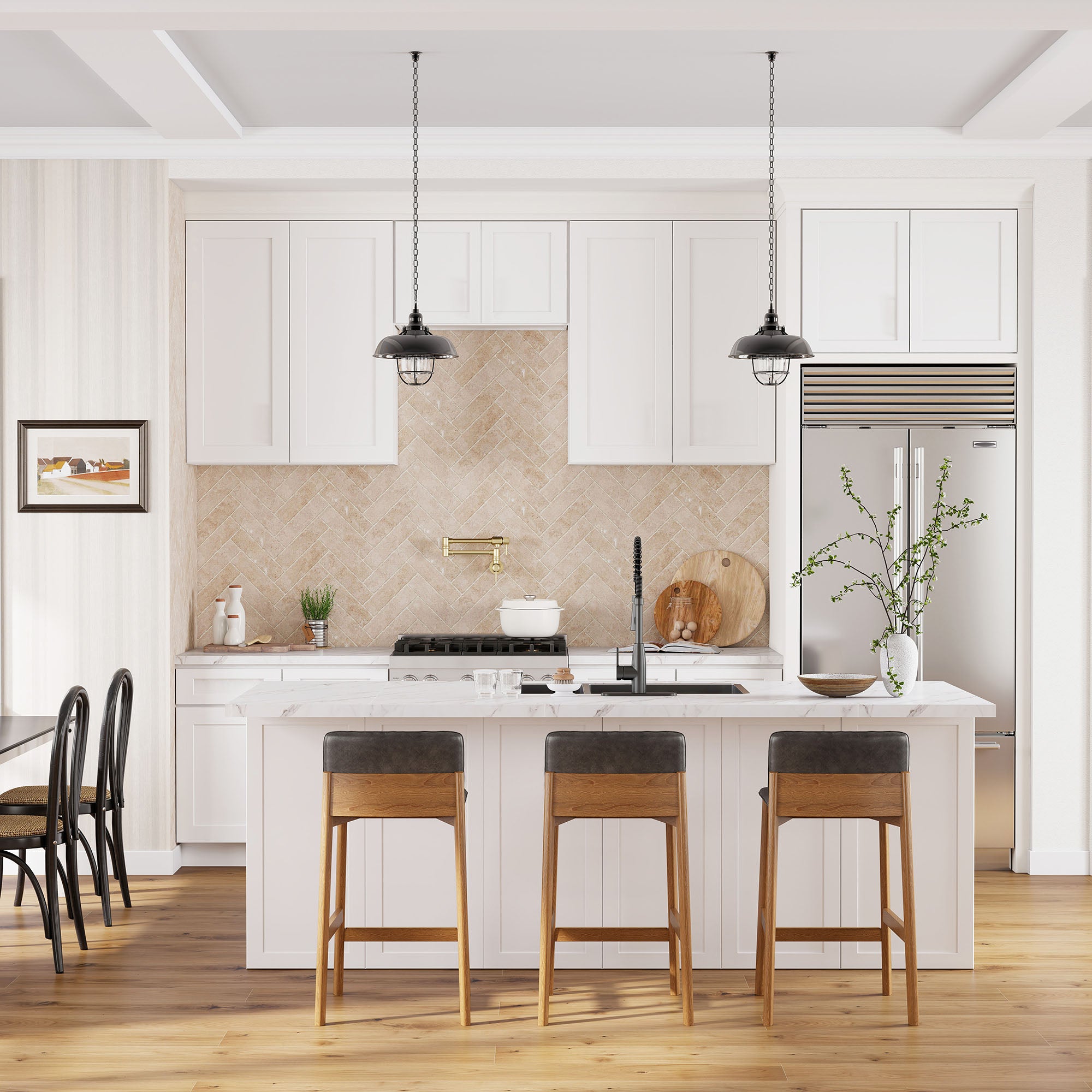 White Shaker - Ready To Assemble Kitchen Cabinets