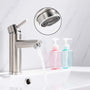 Casainc Brushed Nickel 1-Handle Commercial Freestanding Sink Faucet
