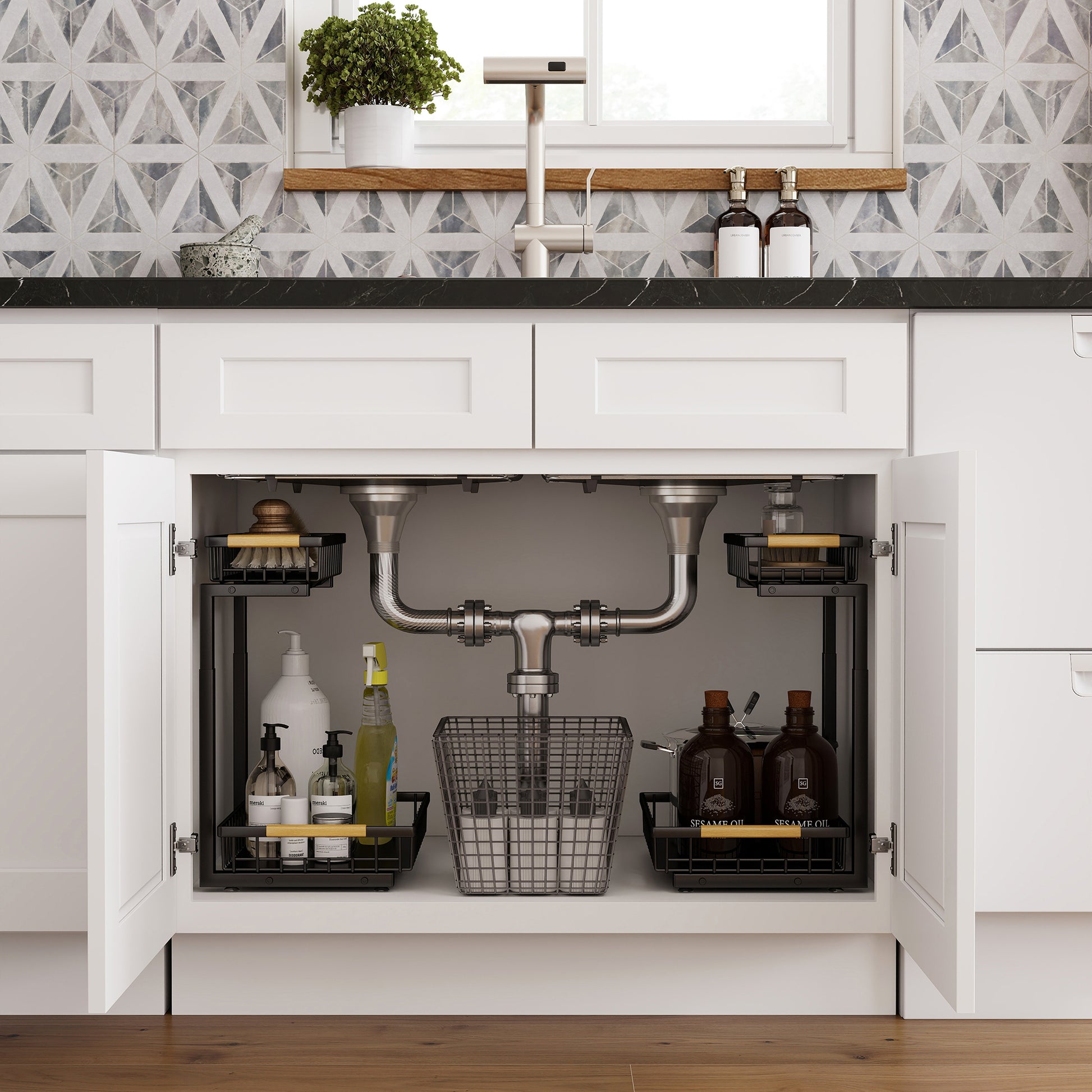 RTA Kitchen Cabinets White Shaker Style Complete DIY Set