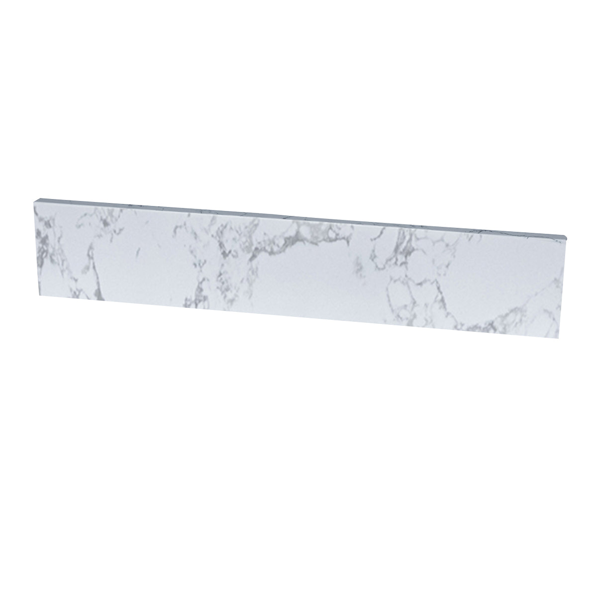 Montary carrara white engineered stone vanity top side backsplash-CASAINC