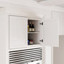 36"W x 27"D x 24"H Plywood Wall Kitchen Cabinet with 2 Doors Ready to Assemble