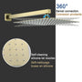 CASAINC 12 inch Wall Mounted Shower System with Bathtub Faucet and Hand Shower