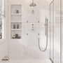 CASAINC 8" Multifunctional Shower System with Sliding Bar & Handheld Shower & 4 Body Sprays 
