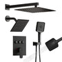12-inch Dual Shower System with 4-Function Handheld Shower