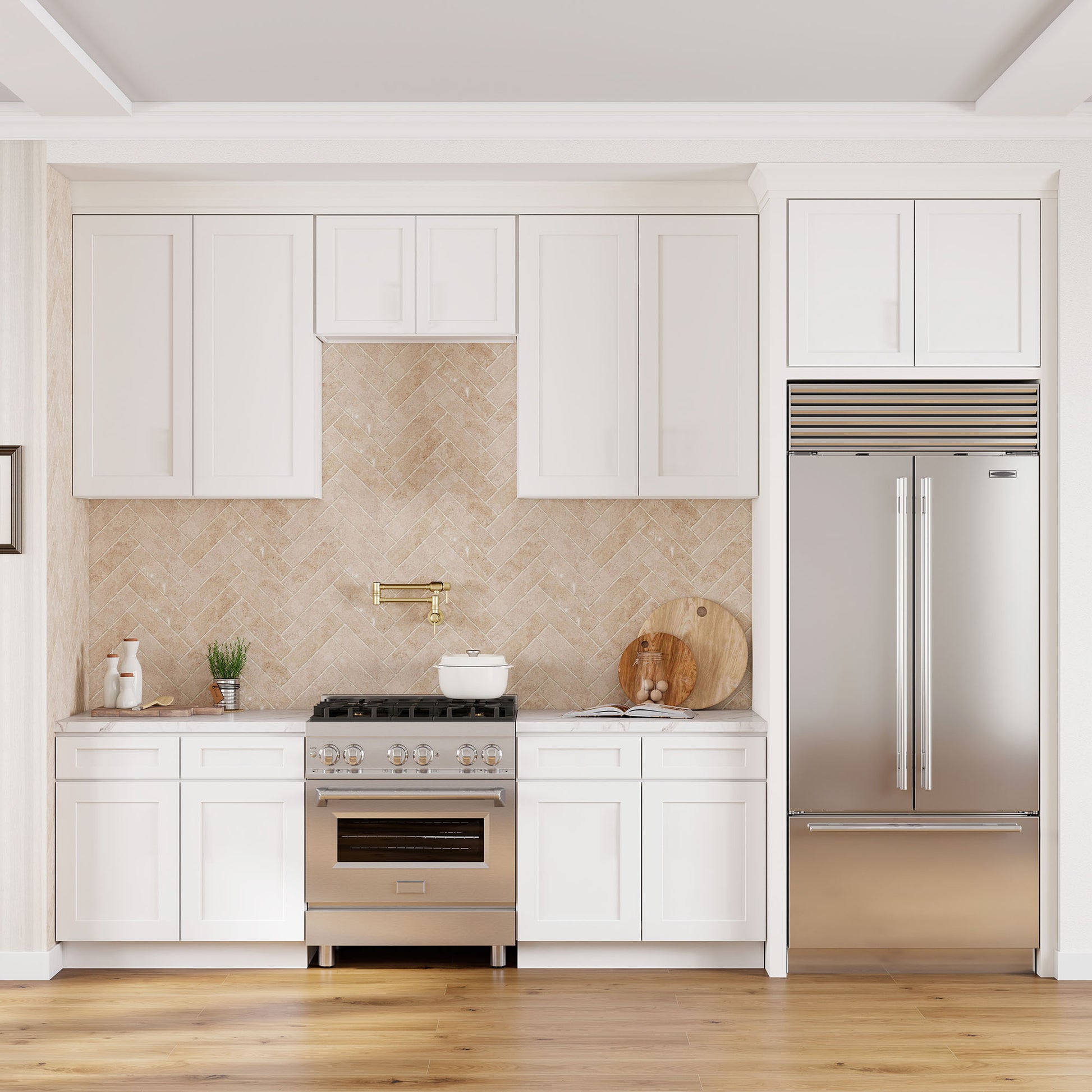 White Shaker - Ready To Assemble Kitchen Cabinets