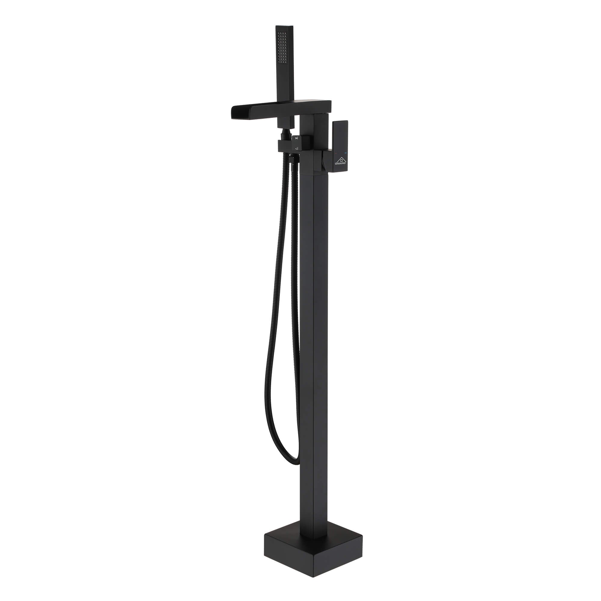 CASAINC 1-Handle Freestanding Bathtub Faucet with Hand Shower