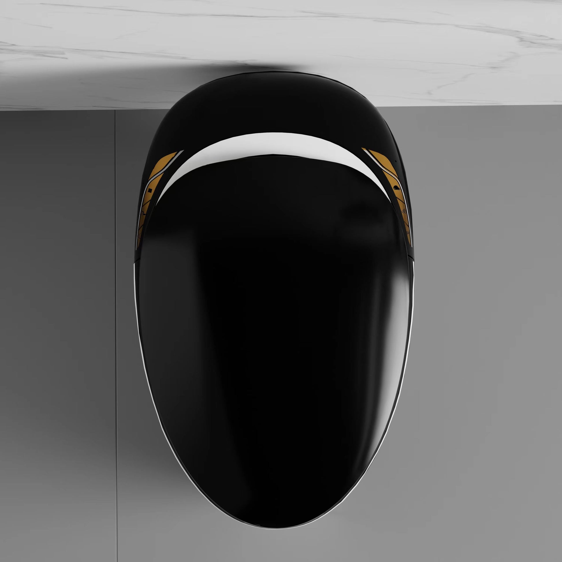 Smart Egg-Shaped Toilet with Built-in Bidet and Soft Ambient Light