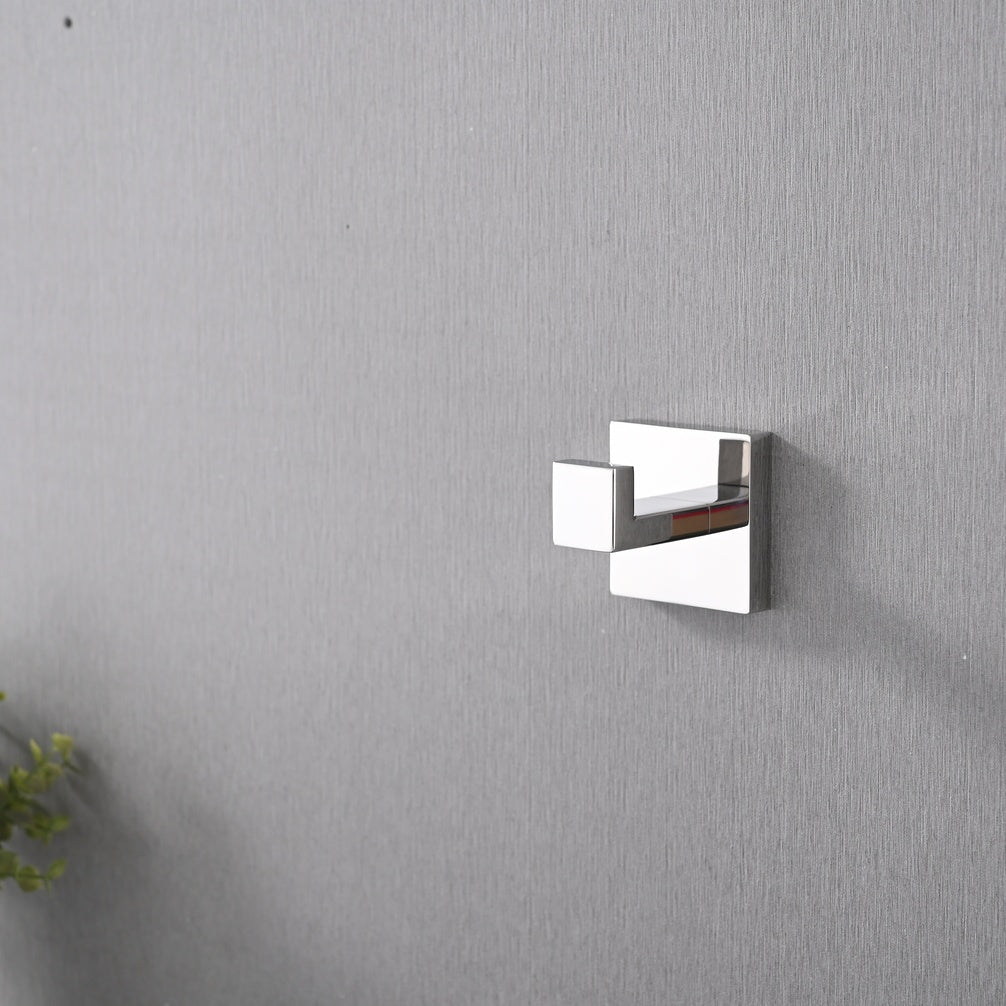 Wall-Mounted Stainless Steel Towel & Coat Hooks for Bathroom Bedroom & Kitchen