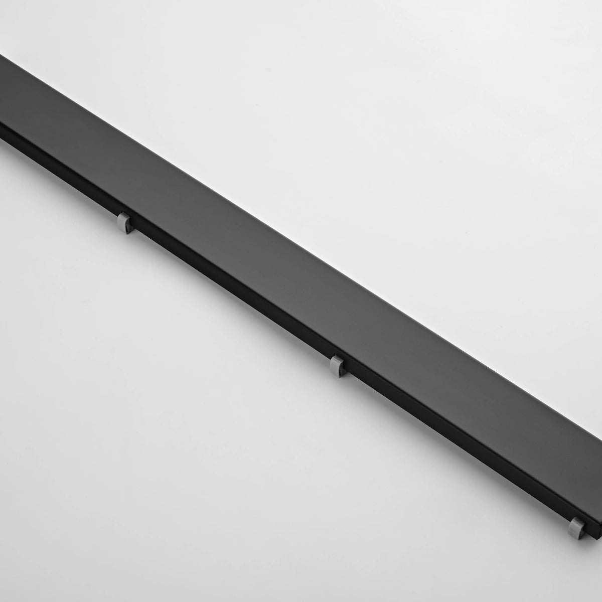 Offset Linear Shower Drain in 304 Stainless Steel with Reversible Flat and Tile Insert Cover