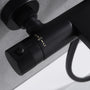 Casainc Bathtub Faucet Set with 1.5 GPM Handheld Shower and Adjustable Slide Bar (Matte Black)-CASAINC