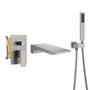Wall Mounted Bathtub Faucet Set With Handheld Shower Head