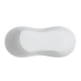 67" Solid Surface Freestanding Soaking Bathtub with Unique Peanut Shape