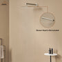 15.75" Wall-Mounted Square Shower Arm with Flange