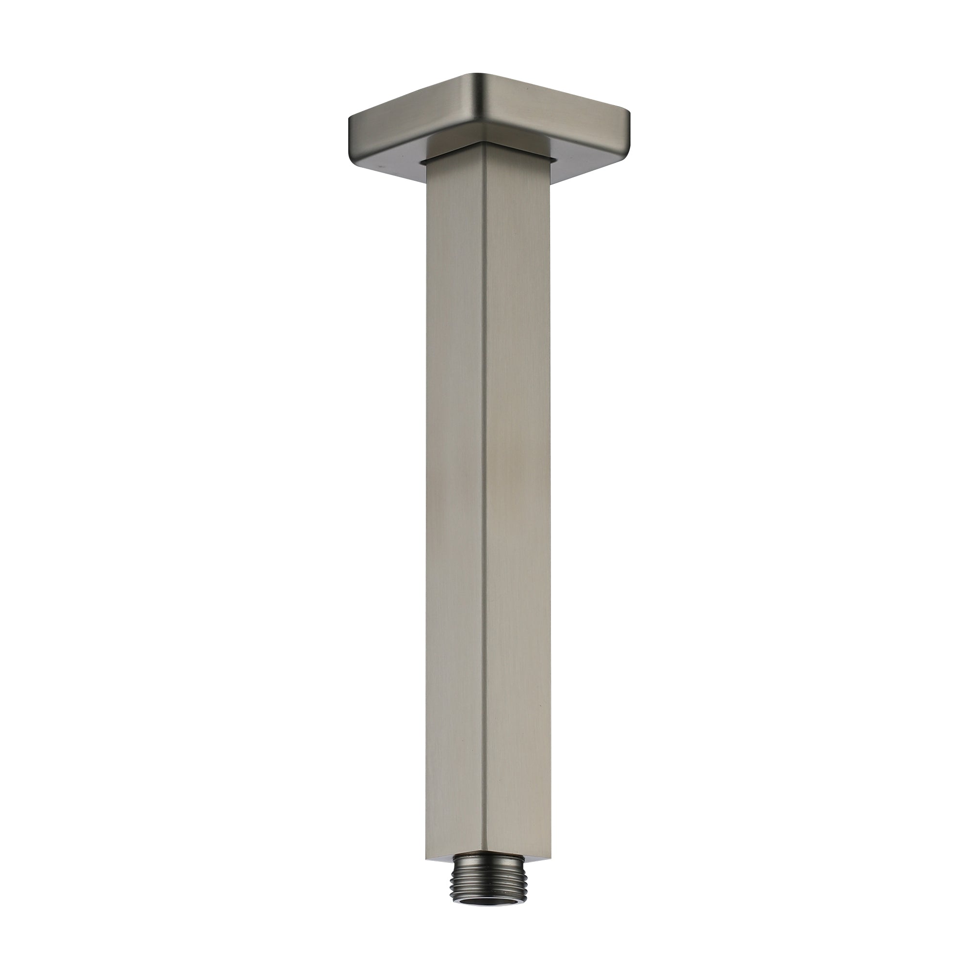7.87"/11.81" Square Ceiling-Mounted Shower Arm with Flange Cover
