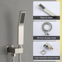 10-inch/12inch Rainfall Shower System With Hand Shower & Pressure-Balanced Valve