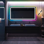 Tempered RGB LED Bathroom Mirror with Smart Controls & Anti-Fog