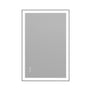Tempered Glass LED Mirror with Aluminum Frame for Bathroom Vanity