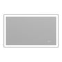 Tempered Glass LED Mirror with Aluminum Frame for Bathroom Vanity