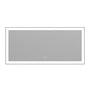 Tempered Glass LED Mirror with Aluminum Frame for Bathroom Vanity