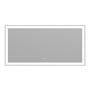 Tempered Glass LED Mirror with Aluminum Frame for Bathroom Vanity