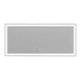 Tempered Glass LED Mirror with Aluminum Frame for Bathroom Vanity