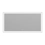 Tempered Glass LED Mirror with Aluminum Frame for Bathroom Vanity
