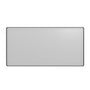 Wall-Mounted Vanity Mirror with Matte Black Metal Frame