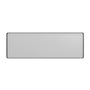 Wall-Mounted Vanity Mirror with Matte Black Metal Frame
