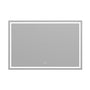 Rectangular Frameless LED Bathroom Mirror with Anti-Fog & Adjustable Color