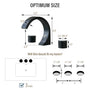 Modern Design 2-Handle Centerset Bathroom Faucet with Pop-up Drain