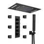 Deluxe 4-Function Thermostatic Shower System with LED Lighting & Bluetooth Music 