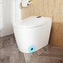 Luxe Smart Bidet Toilet with Built-in Deodorizer and LED Display, White, Black & Grey