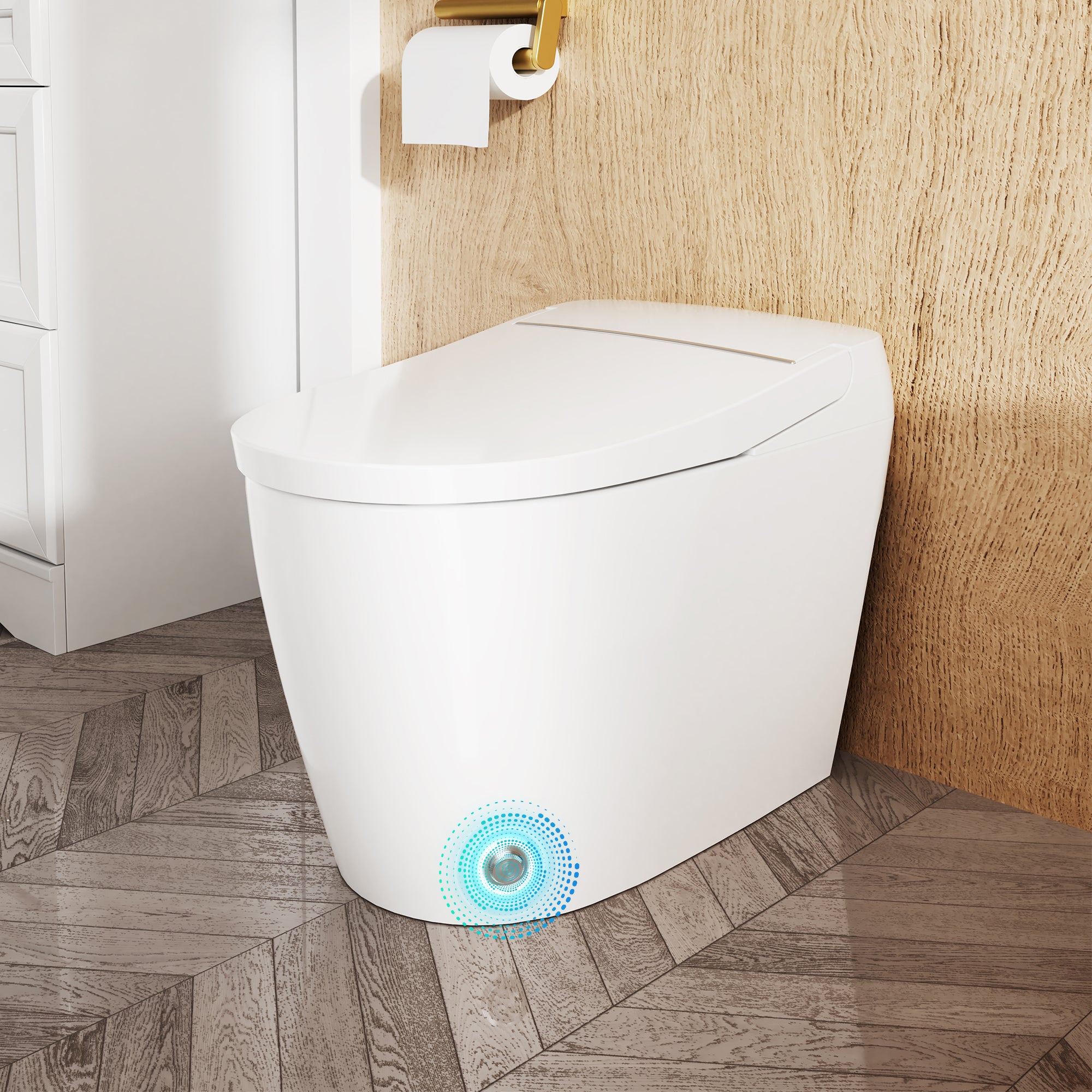 こ*こ様 COMME des GARONS ODEU71EAUDE TOILET One-Piece Smart Toilet with Heated Seat, Automatic Lid & Built-In