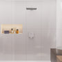 9-inch High Pressure Rainfall Shower Head ABS Square Showerhead