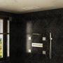 23.6" x 15.7" Ceiling-Mounted 5-Function Thermostatic Shower System with Neck/Back Massage Spout