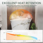 51" Freestanding Solid Surface Soaking Tub with Built-In Seat in Wood Grain & Marble Finish