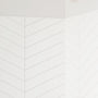 V-Shaped Herringbone SMC Shower Wall Panels with Waterproof & Easy Install