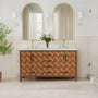 60" Double Sink Bathroom Vanity with Engineering Stone Top & 2 Basins