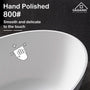 55 inches  Solid Surface Free-Standing Bathtub with Center  Drain in Matte White