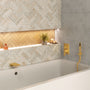 Wall Mounted Bathtub Faucet Set With Handheld Shower Head