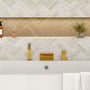 Waterfall Tub Faucet with Handheld Shower Head for Bathtub