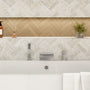 Waterfall Tub Faucet with Handheld Shower Head for Bathtub