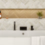 Waterfall Tub Faucet with Handheld Shower Head for Bathtub